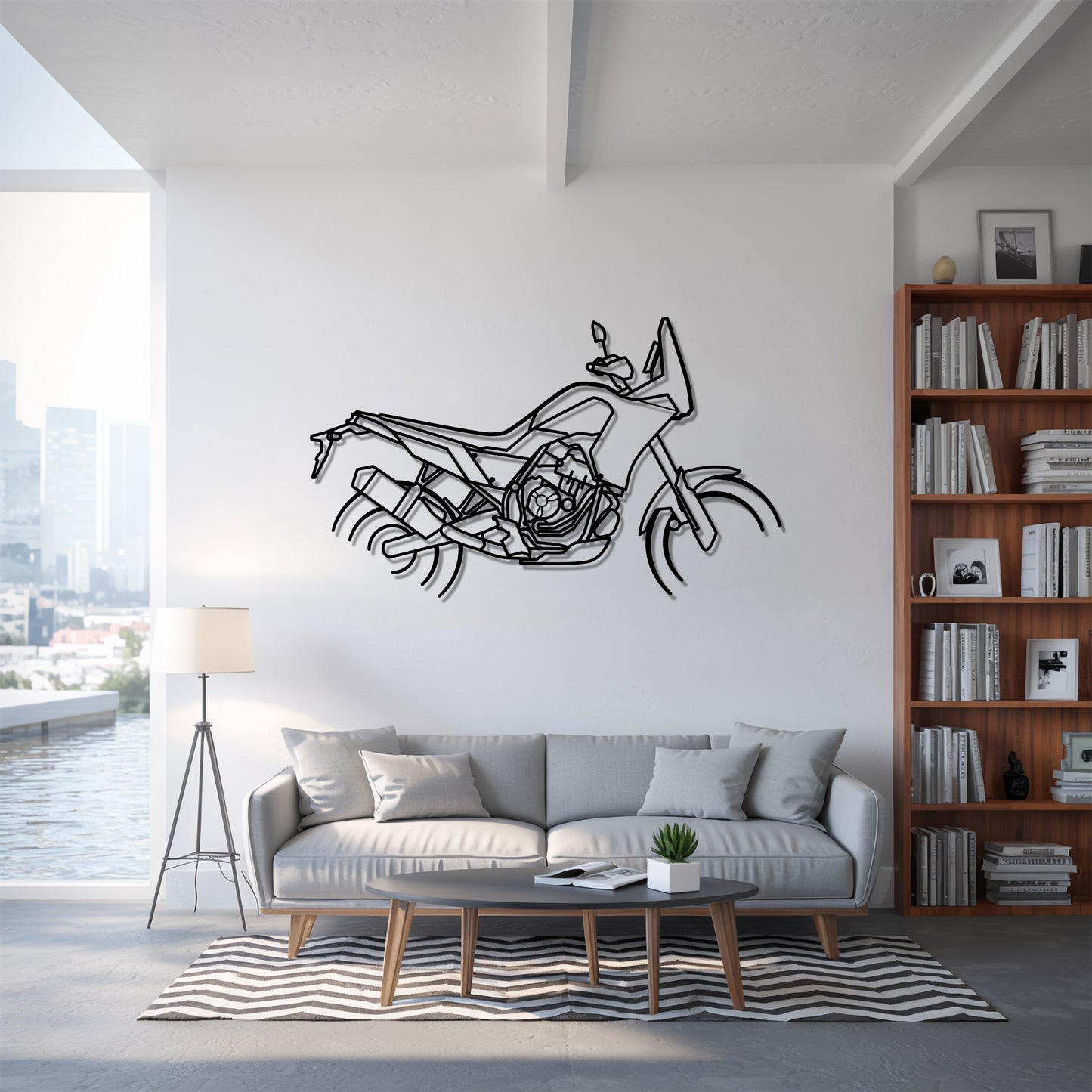 Tenere 700 - Motorcycle Metal Silhouette Wall Art - Bikers Gift - Garage Decor