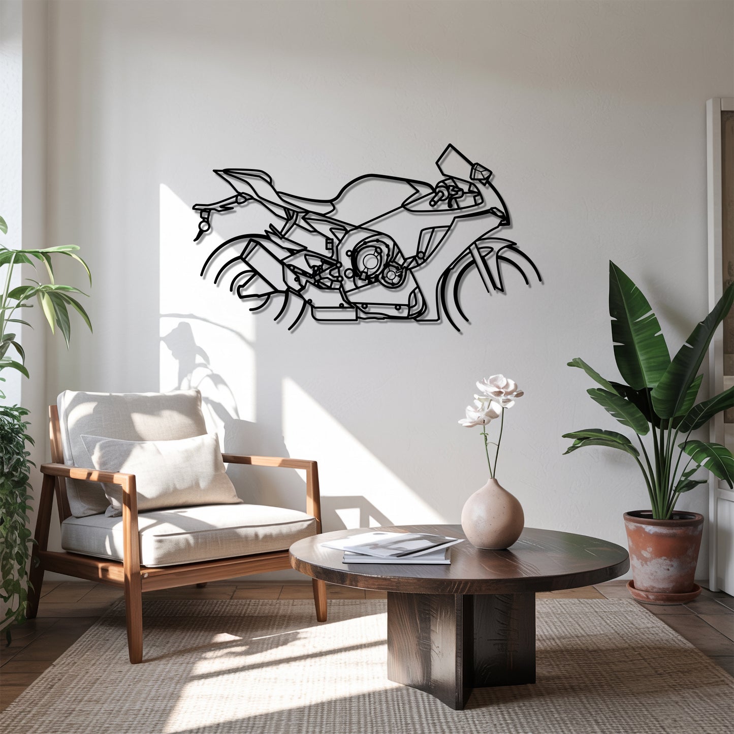 YZF R1 - Motorcycle Metal Silhouette Wall Art - Bikers Gift - Garage Decor