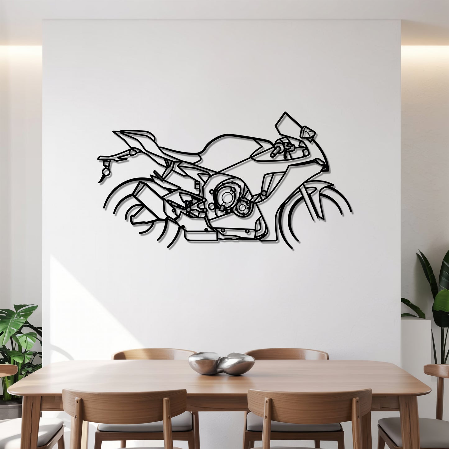 YZF R1 - Motorcycle Metal Silhouette Wall Art - Bikers Gift - Garage Decor
