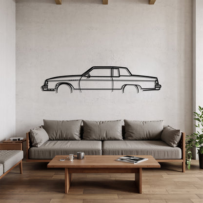 Electra - Car Metal Silhouette Wall Art - Car Enthusiast Gift - Laser-cut Garage Decor