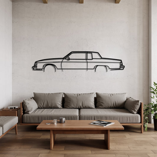 Electra - Car Metal Silhouette Wall Art - Car Enthusiast Gift - Laser-cut Garage Decor