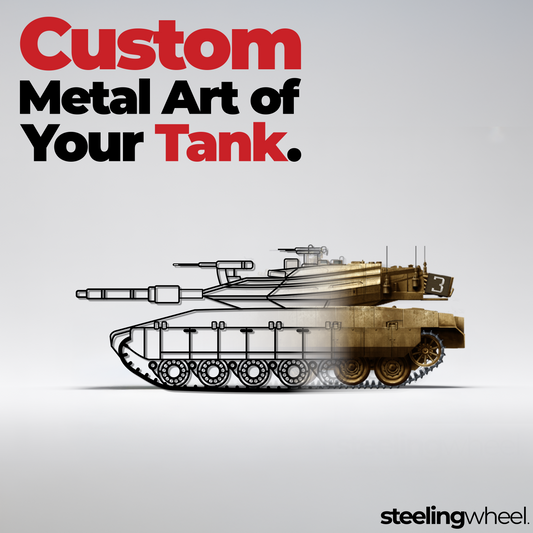 Custom Tank Silhouette - Tank Wall Art - Metal Silhouette - Veteran Gift - Military Room Decor