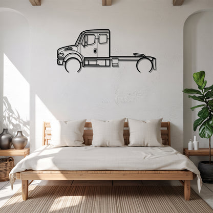 M2 106 2002 - Semi Truck Metal Silhouette Wall Art - Truckers Gift - CDL Office Decor