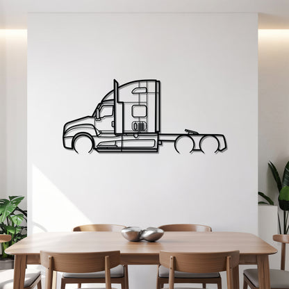 LT Series 2017 - Semi Truck Metal Silhouette Wall Art - Truckers Gift - CDL Office Decor