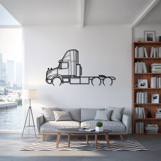 VNR Electric 2020 - Semi Truck Metal Silhouette Wall Art - Truckers Gift - CDL Office Decor