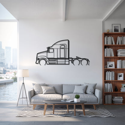 5700XE 2015 - Semi Truck Metal Silhouette Wall Art - Truckers Gift - CDL Office Decor